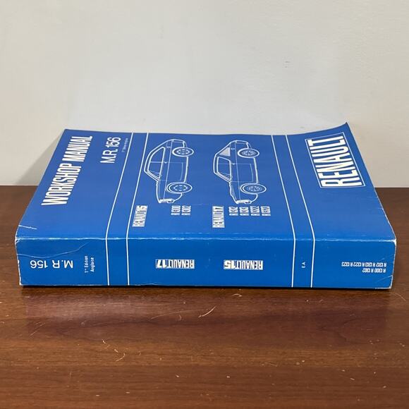 Renault 15 & 17 Factory Service Manual M.R 156 English Text 1st Edition 1971 - Picture 3 of 8